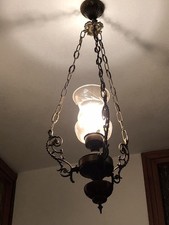Lampadario sospensione rustico usato  Castenedolo