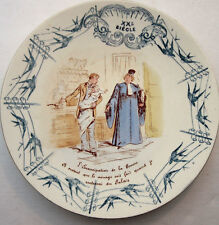 Humorous french plate d'occasion  Bonneuil-Matours