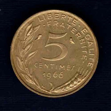 Centimes marianne 1966 d'occasion  Gisors