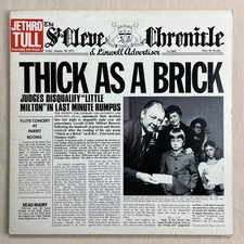 JETHRO TULL Thick As A Brick 1977 Vinyl LP Chrysalis CHR 1003 - VG+ comprar usado  Enviando para Brazil