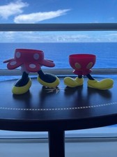 Tigelas calças Disney Cruise Line exclusivas (fantasia) Sweet on You Mickey & Minnie, usado comprar usado  Enviando para Brazil