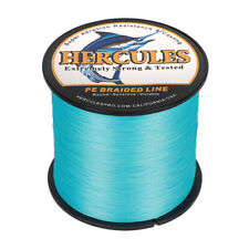 HERCULES 4 8 9 12 Fili 100-2000MT Lenza Filo Da Pesca Trecciato Blu Intrecciata comprar usado  Enviando para Brazil