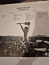 Unad The Who Gather Your Wits Live-4 LP vinil registro nº 11 comprar usado  Enviando para Brazil