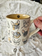 Caneca de chá de café Frenchie French Bulldog cabeças de cachorro design espectro cerâmica comprar usado  Enviando para Brazil