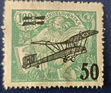 Alte briefmarke tschechoslowak gebraucht kaufen  Montabaur