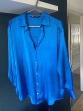 Zara blue satin for sale  LIVERPOOL