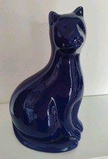 Blaue deko katze gebraucht kaufen  Rain