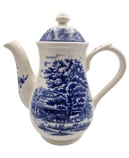 Vintage blue coffee for sale  AYLESFORD