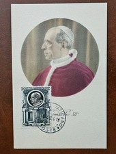 Fdc cartolina papa usato  Italia