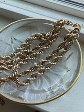 Monet gold necklace for sale  Dublin