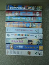 Assorted children vhs for sale  BURY ST. EDMUNDS