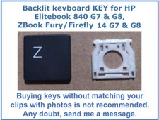 Usado, Teclado com iluminação traseira para HP EliteBook 840 845 ZBook Fury Firefly 14 G7 série G8 comprar usado  Enviando para Brazil
