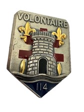 Insigne militaire 114ème d'occasion  Marchiennes