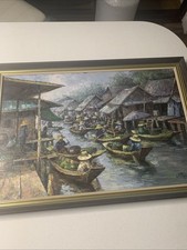 Floating market scene for sale  ABERDEEN
