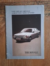 Vauxhall royale saloon for sale  MANSFIELD