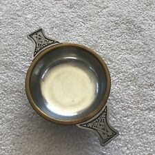 Pewter brass quaich for sale  DONCASTER