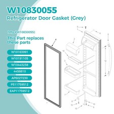 W10830055 refrigerator french for sale  Mount Orab
