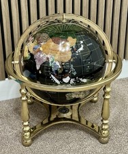 330mm lapis globe for sale  BASINGSTOKE