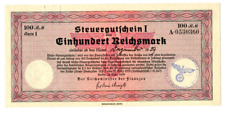 Germany 100 steuergutschein for sale  Columbus