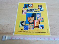 Autocollant gendarmerie info d'occasion  Toulon-