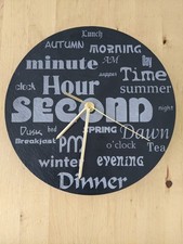 Slate wall clock for sale  HUNTLY