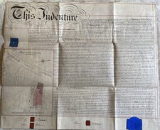 1868 vellum indenture for sale  WARLINGHAM