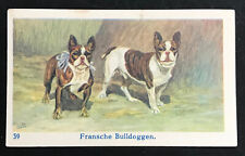 Usado, BULDOGUE FRANCÊS Bouledogue Français raro cartão comercial de cachorro holandês 1930 #39 comprar usado  Enviando para Brazil