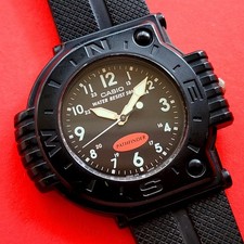 Relógio Casio Pathfinder raro preto estojo assimétrico vintage MW-45 masculino 706 masculino comprar usado  Enviando para Brazil