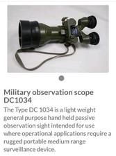 Military night vision for sale  SWANSCOMBE