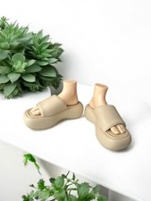 ZARA FLATFORM SANDALS BEIGE SIZE 9 3607/110/716 comprar usado  Enviando para Brazil