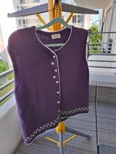 Trachtenstrickweste lila dirnd gebraucht kaufen  München