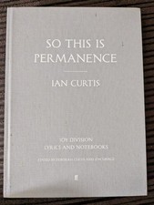 Permanence ian curtis for sale  BLACKPOOL