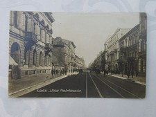 Pocztówka Lodz Lodzkie Litzmannstadt Straße Piotrkowska Polska Beldowski 1915 na sprzedaż  Wysyłka do Poland
