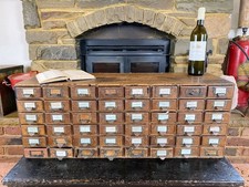 Bank drawers apothecary for sale  STAINES-UPON-THAMES