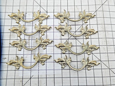 Conjunto de 8 puxadores de gaveta provinciais franceses | C-C 3" | cabo ornamentado dourado e creme comprar usado  Enviando para Brazil