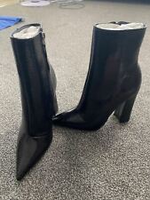 Bota Top Shop Harri textura biqueira pontiaguda tamanho 4 comprar usado  Enviando para Brazil