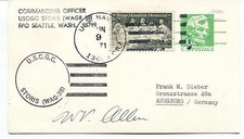 USCGC Storis WAG-38 Alaska FPO Seattle Polar Antarctic Cover SIGNED comprar usado  Enviando para Brazil