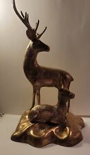 Solid brass deers for sale  Harvest