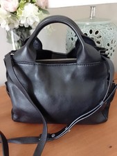 Clarks black leather for sale  NEATH