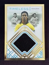 2024 Futera Incredible Ronaldinho #TMG08 Adesivo Moldura Dourada Atemporal /5 comprar usado  Enviando para Brazil