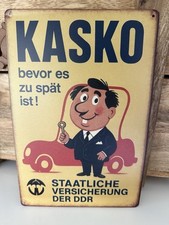 Blechschild ddr kasko gebraucht kaufen  Duisburg