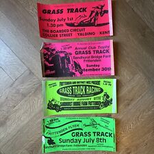 Grasstrack window posters for sale  HORLEY