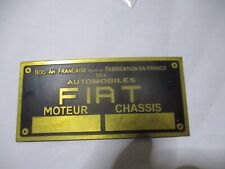 Typenschild fiat france gebraucht kaufen  Deutschland