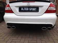 Sportowy tłumik wydechu Tłumik końcowy do rur wydechowych Mercedes CLK W209 120x80mm + homologacja na sprzedaż Sportowy tłumik wydechu Tłumik końcowy do rur wydechowych Mercedes CLK W209 120x80mm + homologacja na sprzedaż  Wysyłka do Poland