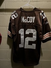 Camiseta Reebox Costurada Cleveland Browns Colt McCoy #12 Tamanho Adulto Grande comprar usado  Enviando para Brazil