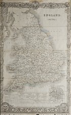 Mapa Thomas Moule ‘Inglaterra’ c.1836 – Mesas de Reforma e Inserção de Londres comprar usado  Enviando para Brazil