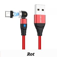 Magnet Ladekabel 1m 2m Micro USB C Handy Samsung LG Huawei Xiaomi OnePlus Auto, usado comprar usado  Enviando para Brazil