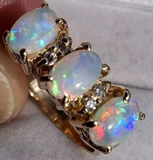 14ct gold opal for sale  NEWENT