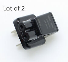 2X EUA Plug 2 pinos 2 pinos conversor adaptador DuckHead para carregador Samsung Tablet comprar usado  Enviando para Brazil