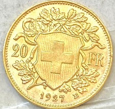 1927 swiss francs for sale  UK